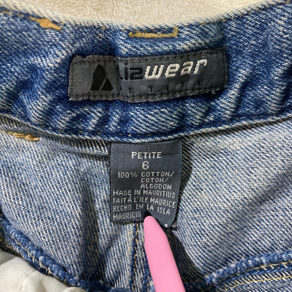 Vibtage 80s 90s Lizwear Authentic Rugged Jeans Denim High Rise Women Petite 6 - Picture 7 of 11